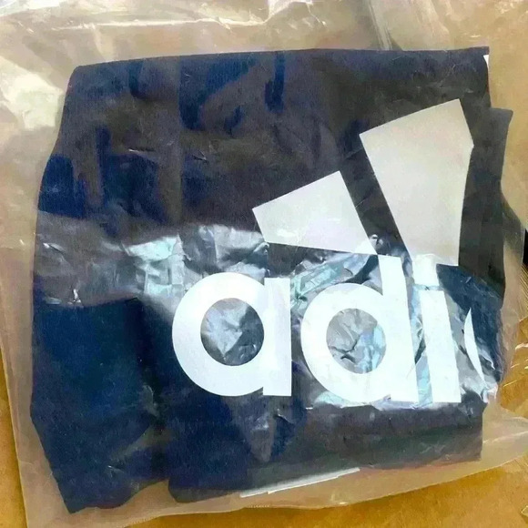 Adidas Mesh Shorts, Kid Size 5, Navy - Picture 2 of 2